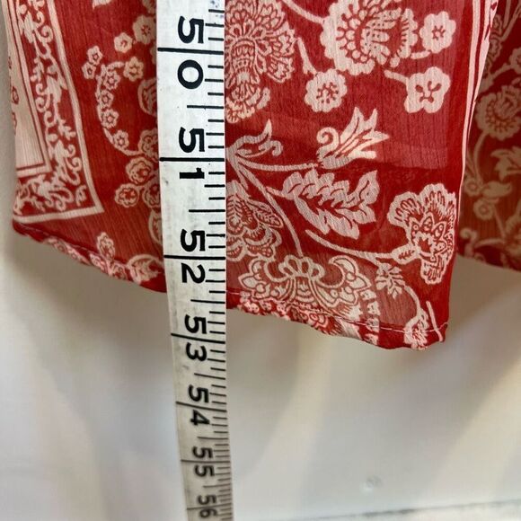 Zara Boho Flowy Coastal Macramé Tassels Maxi Beach Resort Vacation Dress XS / S - Picture 8 of 15